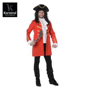 ODM Costume da uomo di Halloween per adulti Set nero rosso capitano <span class=keywords><strong>Anime</strong></span> ispirato per eventi di festa tutta la vendita - Product Image 3