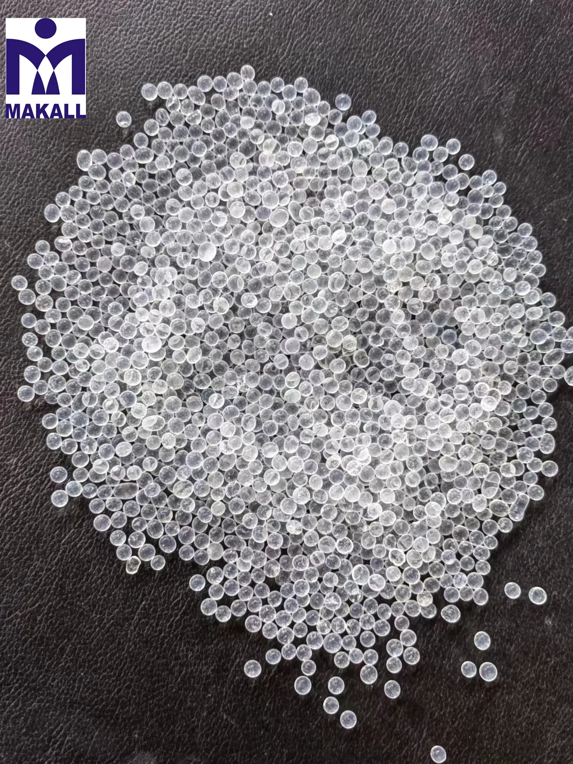 Makall Fine pore spherical silica gel beads silica gel absorbent Best price for sale