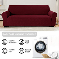 Housse de canapé sectionnel moderne antidérapante tout-en-un en tissu d'ameublement – Funda Para Sofa