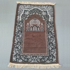 Tapis de prière islamique portable en polyester fabriqué en Chine, lavable pour la maison, la mosquée, les voyages - Tapis de prière musulman - Product Image 2