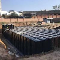Réservoir d'eau souterrain modulaire en panneaux GRP enterré pour la récupération des eaux de pluie et l'incendie 1m³-1000m³
