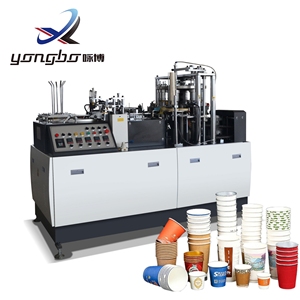 Hot bán hoàn toàn tự động 4Kw Cốc Giấy Máy làm giá thấp dùng một lần cốc cà phê Máy bơm động cơ hộp số - Product Image 1