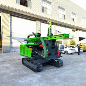 Boorinstallatie <span class=keywords><strong>Machine</strong></span> Draagbare Fotovoltaïsche Paalboormachine Met Dieselmotor - Product Image 6