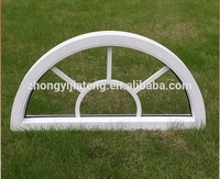 Arc coulissant en forme de conque, Design moderne, porte en demi-lune avec grille pour fenêtre de maison bon marché
