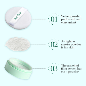 SADoer แป้งรองพื้นคอนซีลเลอร์มินท์หลวมควบคุมความมันทำให้สดชื่น - Product Image 4