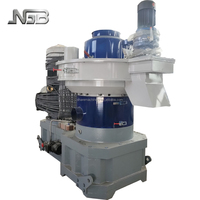 Machine à granulés de sciure de riz 1-1.5 T/h 90 kw Machine à granulés d'épi de maïs Moteur de traitement de granulés de biomasse Vente de noyau pour paille