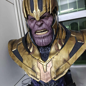 Estatua de Busto de Thanos de Tamaño Real a Precio de Fábrica, Escultura de Resina de Fibra de Vidrio para el Hogar, Estatua de Personaje de Marvel en Venta - Product Image 4