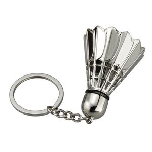 Promotional 3D Metal Custom Logo Mini Cute Badminton Soccer Pingpong Sports Alloy Metal <b>Key</b> <b>Chain</b> for Gift Car <b>Key</b> Ring - Product Image 1
