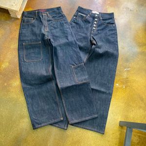 Jeans en denim japonais à jambes larges tendance, jeans amples pour femmes, pantalons stretch, jeans boyfriend pour femmes, jeans pour femmes - Product Image 1