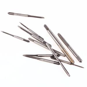 Ensemble de tarauds et filières micro DIY 10 pièces (11 pièces) M1-3.5 pour acier inoxydable, outils à main et outils à filetage, matériau en acier - Product Image 1