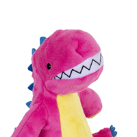 Jouet pour chien REX en peluche durable avec dinosaures en peluche grinçants et garde à mâcher écologique et papier froissé
