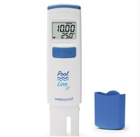 Testeur d'EC et de température étanche HANNA HI983044 pour piscine, 0~20mS/cm avec ATC pour piscine salée