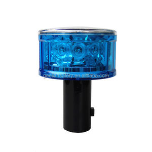 Cono de Tráfico de Seguridad Vial con Luz <span class=keywords><strong>LED</strong></span> Intermitente Geelian, Barrera de Advertencia, Luz Solar - Product Image 3