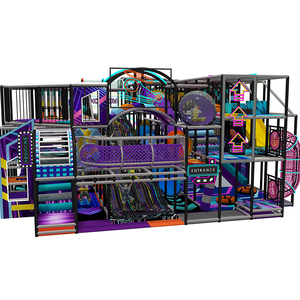 Peralatan Taman Bermain Bertema Luar Angkasa Khusus Anak-Anak Panel Interaktif Set Taman Bermain Dalam Ruangan Anak-Anak Dengan Lampu LED - Product Image 1