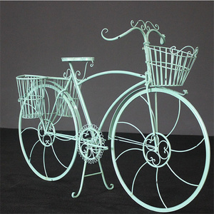 Soporte <span class=keywords><strong>para</strong></span> Bicicletas <span class=keywords><strong>de</strong></span> <span class=keywords><strong>Hierro</strong></span> Forjado, Macetas Antioxidantes <span class=keywords><strong>para</strong></span> Exteriores, <span class=keywords><strong>Jardineras</strong></span> <span class=keywords><strong>para</strong></span> Jardín, Bodas, Hogar, Soporte Decorativo <span class=keywords><strong>para</strong></span> Flores con Forma <span class=keywords><strong>de</strong></span> Bicicleta - Product Image 5