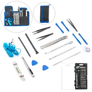 80 in 1 portable bag pro electronics smartphone computer watch repair tool pry tweezers ESD wristband repair tech tool kit