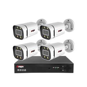 Anspo 1080P 4CH AHD Kit máy ảnh với <span class=keywords><strong>DVR</strong></span> được xây dựng trong đồng trục âm thanh mic 2MP CCTV an ninh Hệ thống camera - Product Image 3