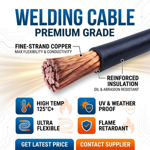 <span class=keywords><strong>สาย</strong></span><span class=keywords><strong>เชื่อม</strong></span>แบบยืดหยุ่นพิเศษ H01N2-D ขนาด 16 มม. 25 มม. 50 มม. 70 มม. ตัวนำทองแดงแท้ ฉนวนยาง <span class=keywords><strong>สาย</strong></span><span class=keywords><strong>ไฟ</strong></span>สำหรับ<span class=keywords><strong>เครื่อง</strong></span><span class=keywords><strong>เชื่อม</strong></span> - Product Image 1