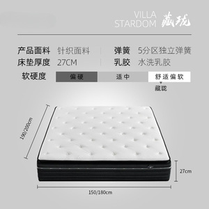 ที่นอนยางพาราพ็อกเก็ตสปริง นุ่มปานกลาง 5 เมตร ชุดเครื่องนอนเด็ก - Product Image 4