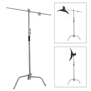 3.3M regolabile pesante C Stand fotografia C-stand gamba magica stabile in acciaio inox luce foto - Product Image 4