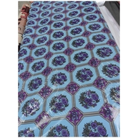 Beautiful Floral Puzzle Pattern Linoleum Flooring Rolls 0.35MM Thick PVC Vinyl for Indoor Home Covering Low Price