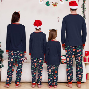 Nuovo Set di Pigiami Natalizi Coordinati per Mamma, Figlia, Papà e <span class=keywords><strong>Figlio</strong></span>, Completo a 2 Pezzi, Morbido e Comodo Abbigliamento da Casa per la Famiglia - Product Image 4