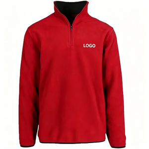 Sweat-shirts <span class=keywords><strong>à</strong></span> col montant 1/4 zippé pour hommes, brodés avec logo personnalisé, légers, pour la course <span class=keywords><strong>à</strong></span> pied, la gym et les sports - Product Image 1