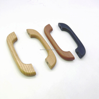 Vente en gros de poignées en bois massif de 96mm et 128mm pour meubles, armoires de cuisine, poignées de porte et bouton de tiroir
