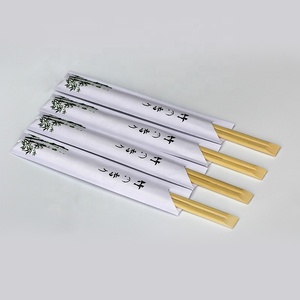 Chinese Wholesale Quality Custom Logo Bamboo Disposable Sushi Tensoge Chopsticks