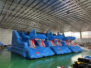 Thương mại thổi lên trượt nước Inflatable cho trẻ em ngoài trời Hồ bơi bơm hơi trượt cho hồ bơi <span class=keywords><strong>inground</strong></span> - Product Image 2