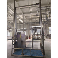 Fabricants professionnels de ligne de processus de carcasse de bétail élévateur de montée et de chute pour les machines de levage d'équipement d'abattoir de vache