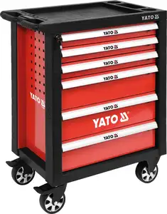 Yato armário para reparo de carro, bancada de trabalho móvel gabinete sem ferramentas YT-55299