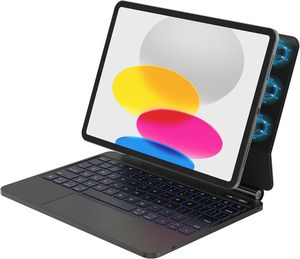 เคสคีย์บอร์ดแท็บเล็ต 11 13 นิ้ว 24 Pro Air M4 M3 M2 ไร้สาย RGB Backlit สำหรับ A2900 A2836 A2377 A2755 A2588 A2757 A2898 - Product Image 1
