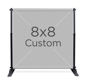 8X10 8X8 Ft Heavy Duty Adjustable Backdrop Banner Professional Step and <b>Repeat</b> Photography Background Stand - Product Image 2