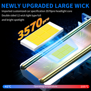 ไฟหน้า LED 170W แบบท่อทองแดงคู่ CSP4070 6500K H1 H3 <span class=keywords><strong>H7</strong></span> H8 H9 H16 HB3 M8 9005 12V 24V Canbus - Product Image 4