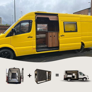 Pierre noire modulaire Fourgon Touring Van voyage Kastenwagen camping-car petit Rv Conversion route Mobile camping-car acier 2-3 personnes - Product Image 1