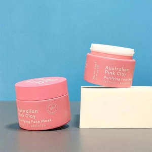 Tarro de cerámica rosa mate de 5g, 20ml, 30ml, 50ml, 60ml, 100ml, tarro de crema cosmética de porcelana blanca opaca con tapa - Product Image 2