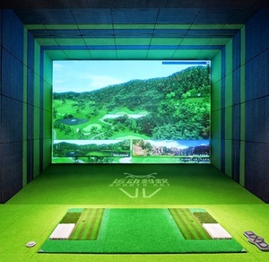 Etkileşimli AR projeksiyon kapalı Golf kulübü eğitim sistemi sanal ders 3D salıncak analizörü lansmanı monitör ile Golf simülatörü - Product Image 4