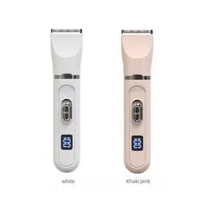 New Full English Packet Pet Electric Nail Grinder With Silent Digital Display USB Charging Multifunctional 4-in-1 Pet Shaver