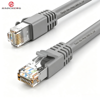 Câble Ethernet UTP FTP SFTP flexible à double blindage, conducteur en cuivre torsadé, Cat8, câble réseau Ethernet SFTP