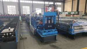 Machine de formage automatique de poutrelles en C de qualité supérieure, machine de formage de panneaux de toiture, dérouleur de tuiles en acier pour murs, moteur PLC de qualité - Product Image 6