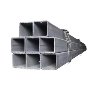 Ống rỗng hình vuông và hình chữ nhật màu đen với độ dày thành mỏng - Product Image 1