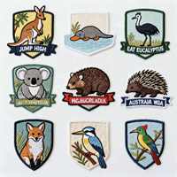 Patchs thermocollants personnalisés de haute qualité pour broderie de logo de marque, dessins animés brodés, à repasser sur les chapeaux