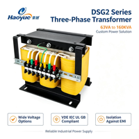 Transformateur de puissance d'isolement triphasé DSG-UL 10 kVA anti-interférences EMI pour équipement d'automatisation industrielle et robots d'usine