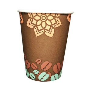 แก้วกาแฟชานมไข่มุก แก้วกระดาษกาแฟ แก้วกระดาษสีน้ำตาล - Product Image 6
