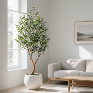 Vente en gros Nouveau design d'olivier artificiel Grand faux arbre intérieur et extérieur pour les décorations saisonnières - Product Image 4