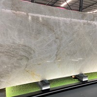 Dalles de quartzite Taj Mahal YDStone, dalles de quartzite Naica blanches, dalles de pierre naturelle pour comptoirs et plateaux de table