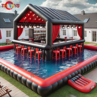 Nouvelle Plateforme Gonflable de Loisirs Bar de Fête, Grand Design Supérieur, Bar Gonflable Piscine Pub 2024 Nouveau Design