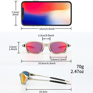 Nuovi <span class=keywords><strong>Occhiali</strong></span> <span class=keywords><strong>da</strong></span> <span class=keywords><strong>Sole</strong></span> <span class=keywords><strong>da</strong></span> Ciclismo 2026 di Alta Qualità con Montatura in Metallo X e Lenti TAC Polarizzate per <span class=keywords><strong>Uomo</strong></span>, Sport Outdoor - Product Image 6