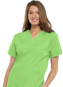 Blusa Médico <span class=keywords><strong>para</strong></span> Mujer con Cuello en V, Corte Tradicional, Manga Murciélago y Tela Resistente a la Decoloración - Product Image 5